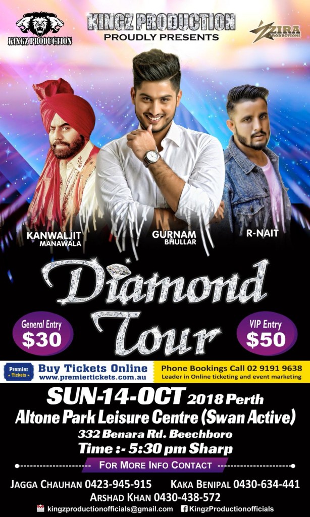 DIAMOND TOUR – LIVE IN PERTH