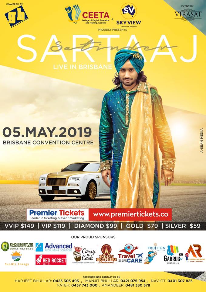 Ecstasy Tour- Satinder Sartaj Live in Brisbane