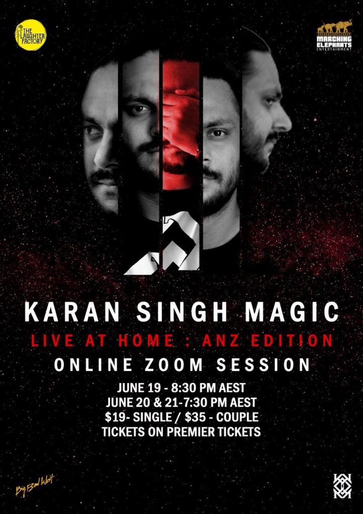 Karan Singh Magic – Online Zoom Session (Friday 19th June)