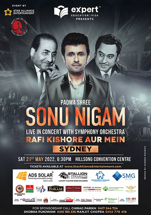 Rafi Kishore aur Main by Sonu Nigam Live in Concert with Symphony Orchestra – Sydney