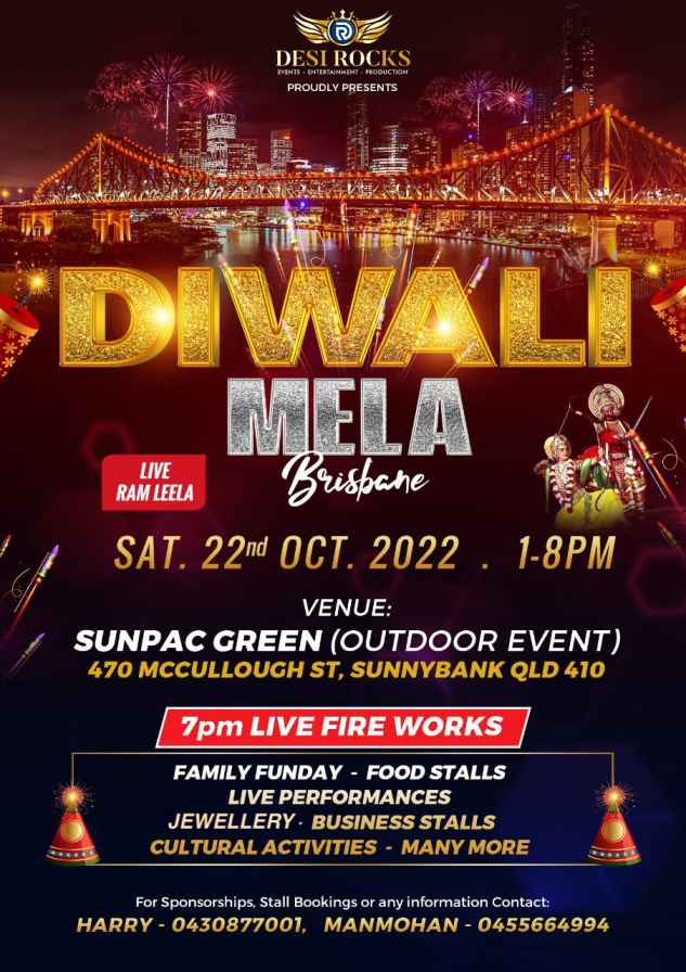 Desi Rocks Brisbane Diwali Mela 2022