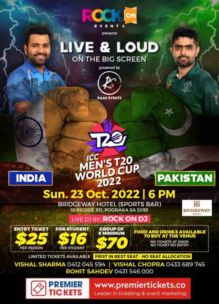 ICC Men’s T20 World Cup 2022 – IND vs PAK