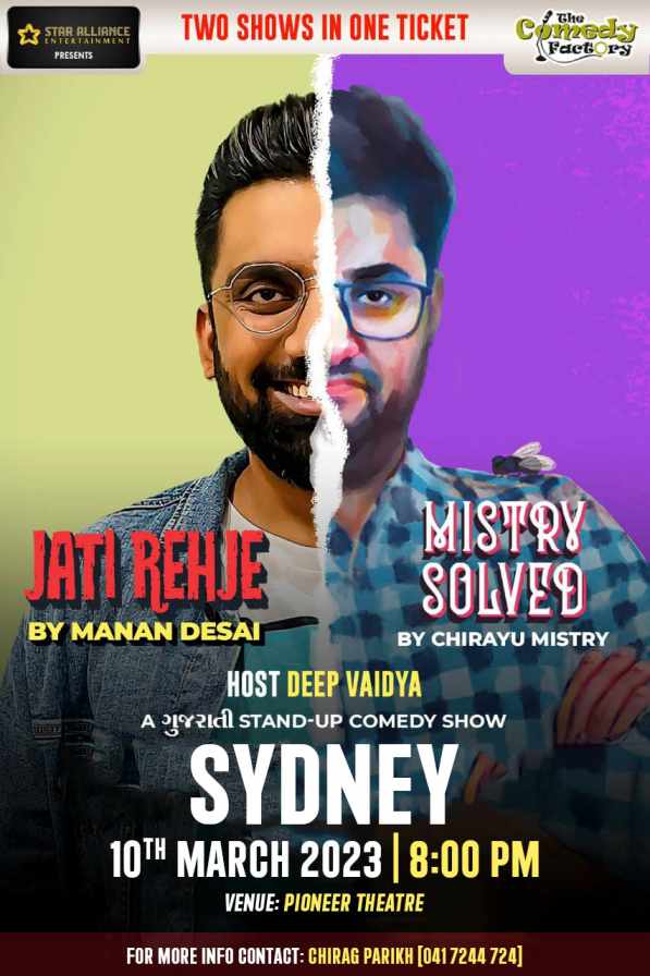 Gujarati Comedy Factory in Sydney 2023