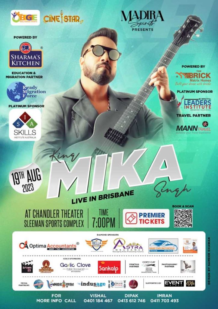 MIKA Singh Live in Brisbane