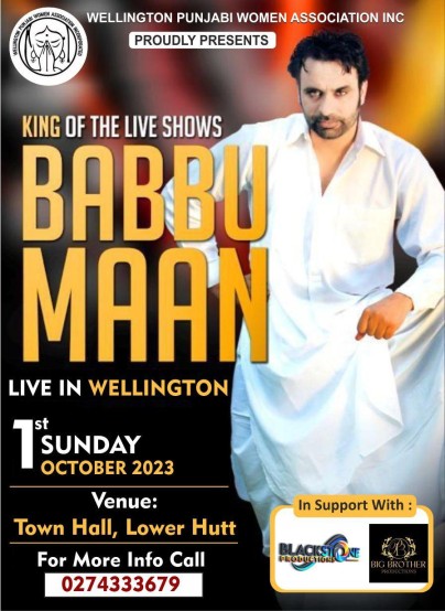 Babbu Maan Live In Wellington 2023