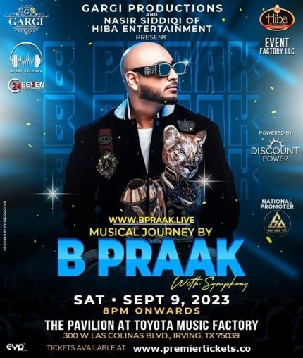 Musical Journey by B Praak in Dallas 2023