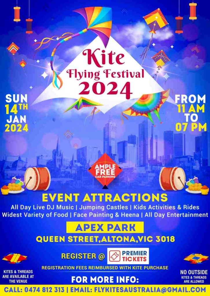 The Kite Flying Festival 2024 in Melbourne