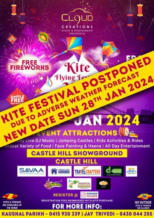 The Kite Flying Festival 2024 in Sydney