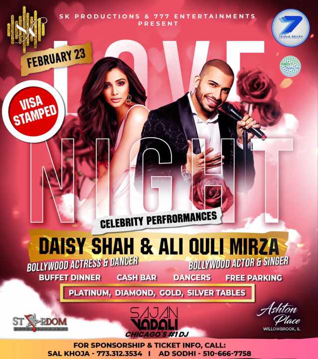 Love Night  With Daisy Shah & Ali Quli Mirza – 2024