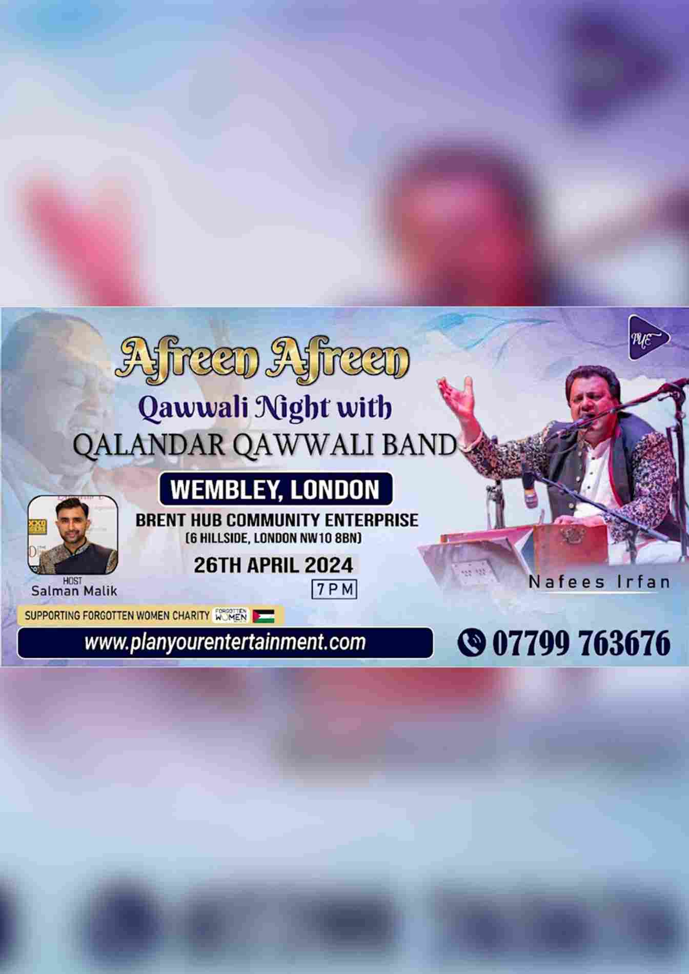 Afreen Afreen Qawwali Night with Qalandar Band Wembley London