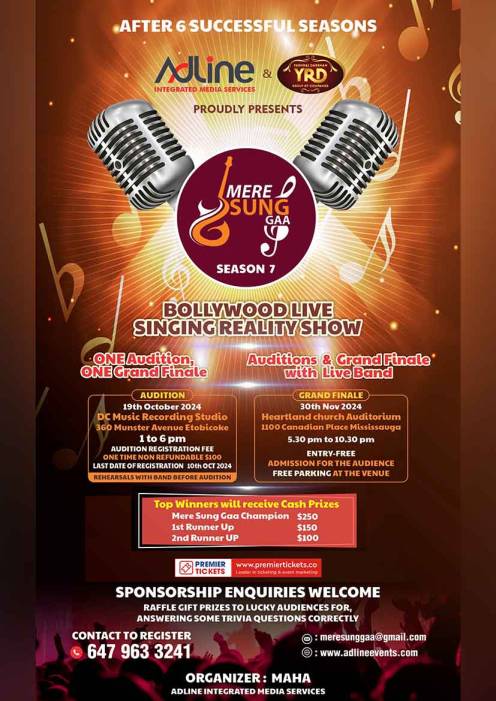 Mere Sung Gaa- Bollywood Live Singing Reality Show – Season -7