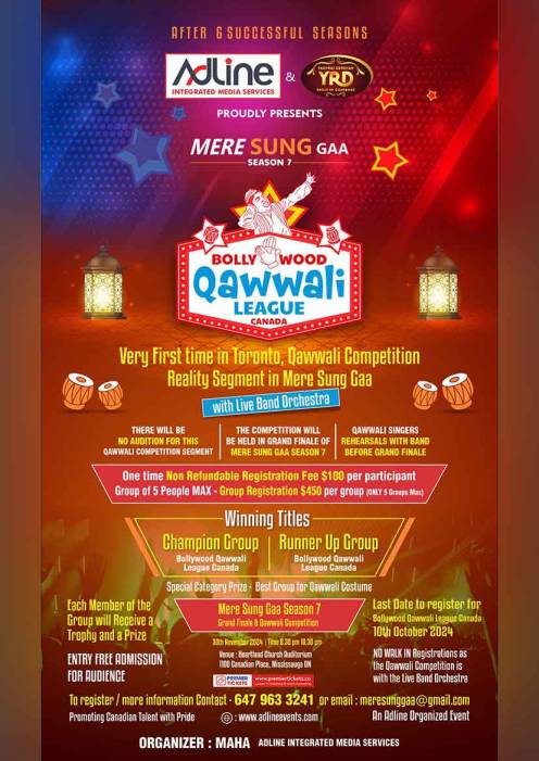 Mere Sung Gaa – Bollywood Qawwali League Canada