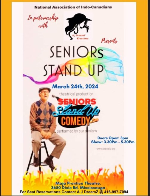 Senior’s Stand UP Comedy – 2024