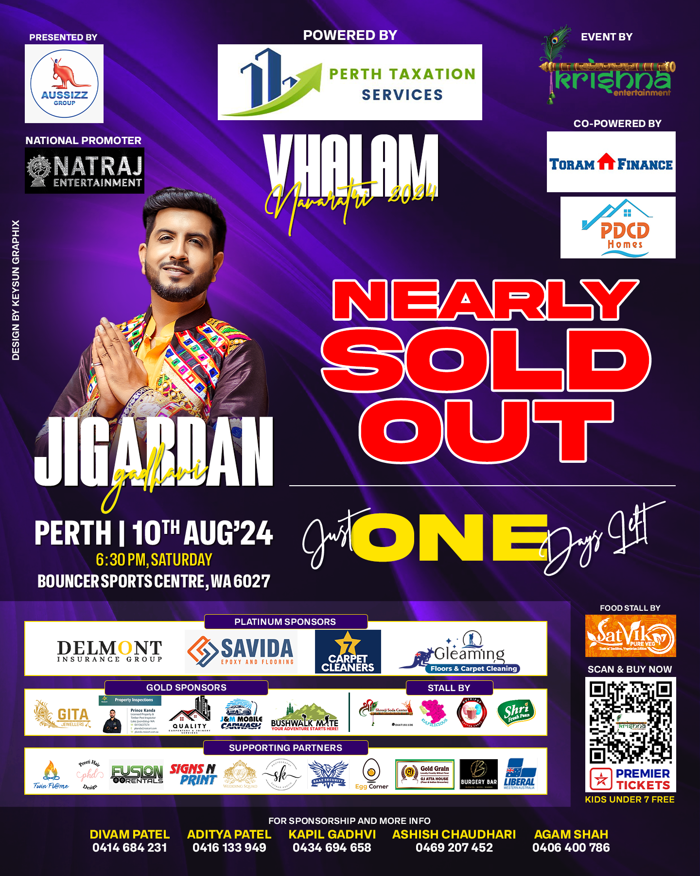 Vhalam Navaratri Garba with Jigardan Gadhavi 2024 - Perth