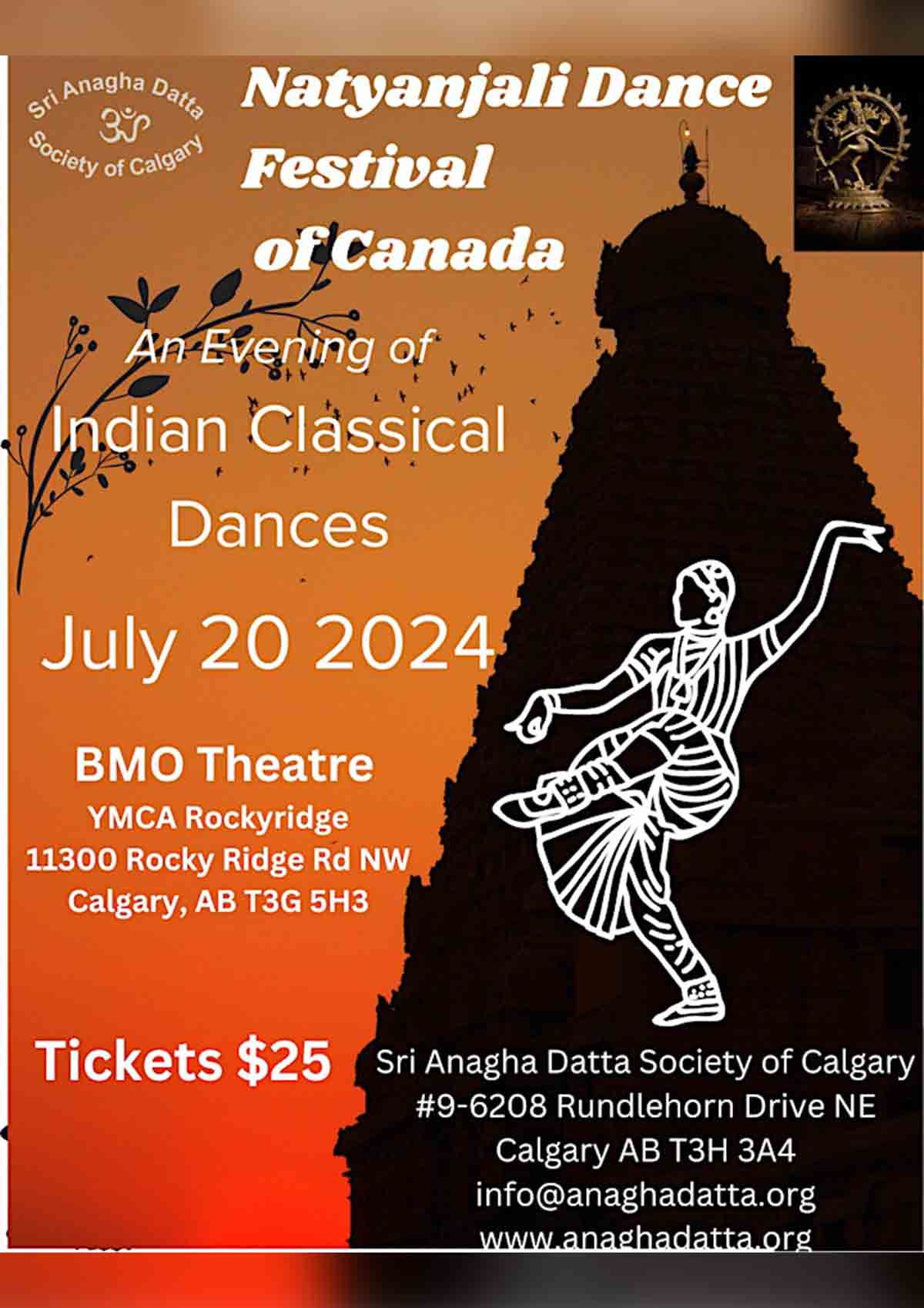 Natyanjali Dance Festival of Canada 2024