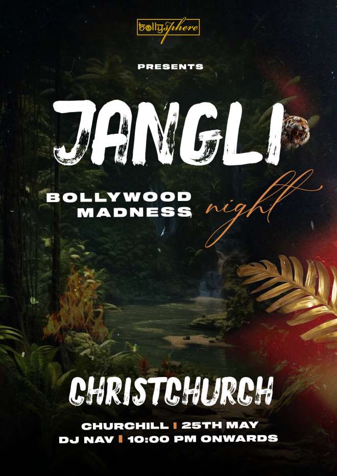 Jangli Bollywood Madness Night - Christchurch