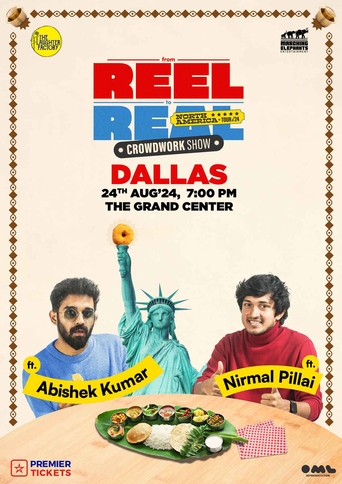 Reel to Real - Crowdwork Show by Abishek Kumar and Nirmal Pillai in Dallas