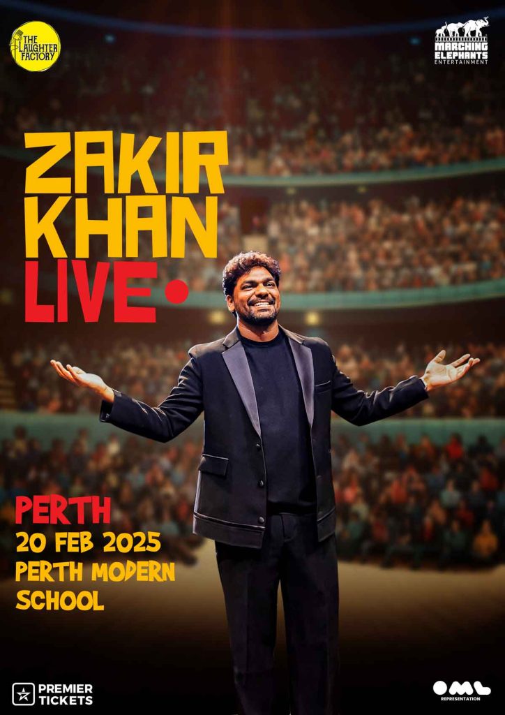 Zakir Khan Live in Perth  2025 – 20th Feb