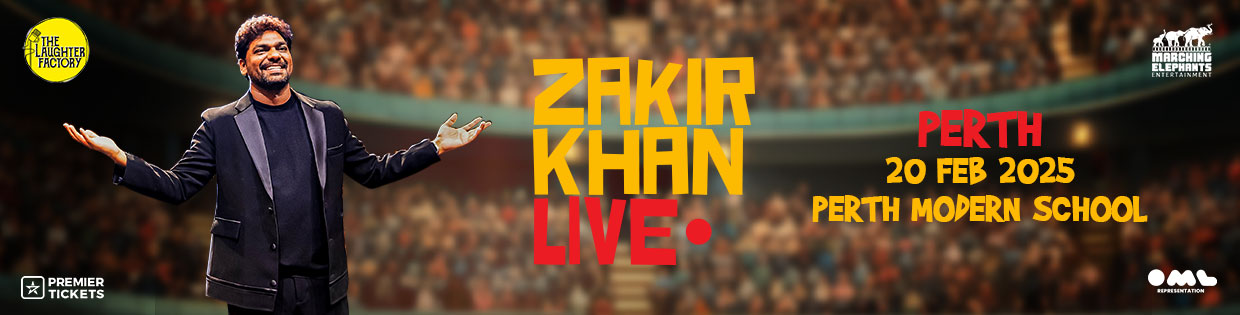 Zakir Khan Live in Perth  2025 - 20th Feb