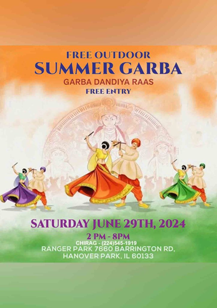 FREE Outdoor Summer Garba 2024 – DJING Geeta Rabari, Kinjal Dave, Aishwarya Majmudar, Atul Purohit, Kirtidan Gadhvi & more!