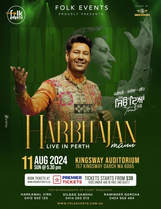 Harbhajan Mann Live in Perth 2024