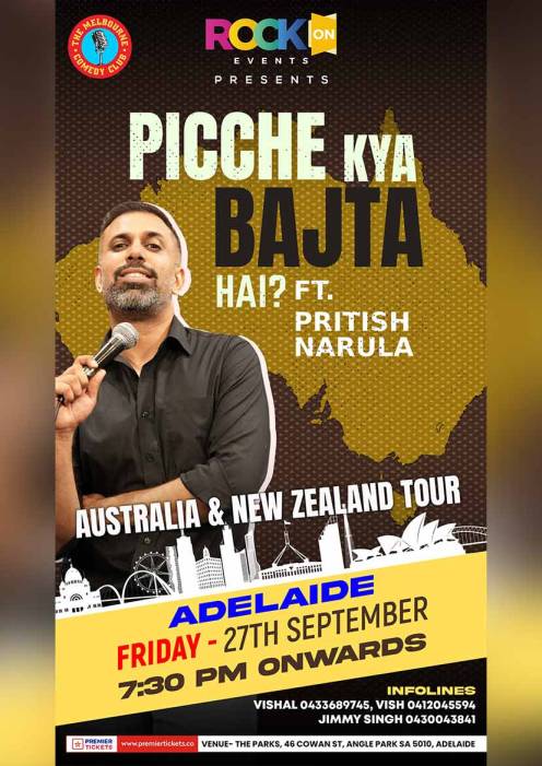Picche Kya Bajta Hai? Ft. Pritish Narula - Adelaide