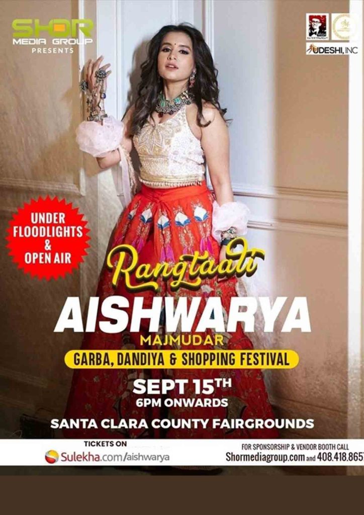 Rangtaali with Aishwarya Majmudar – Garba,Dandiya & Shopping Fest