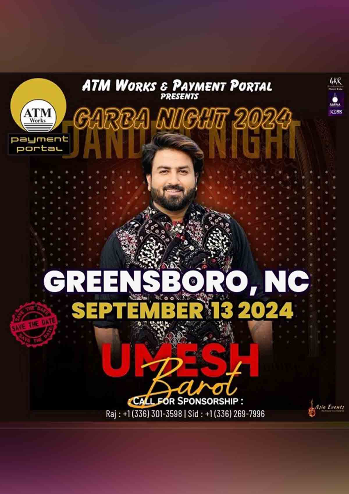 Umesh Barot Garba Night 2024