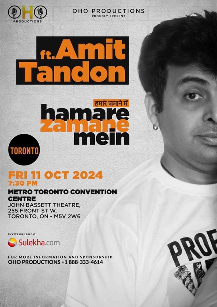 Hamare Zamane Mein By Amit Tandon Live in Toronto 2024