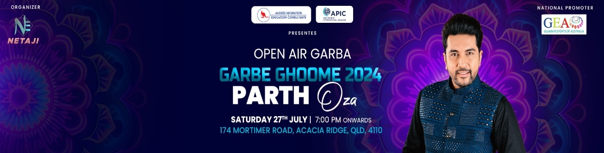Garbe Ghoome 2024 with Parth Oza in Brisbane