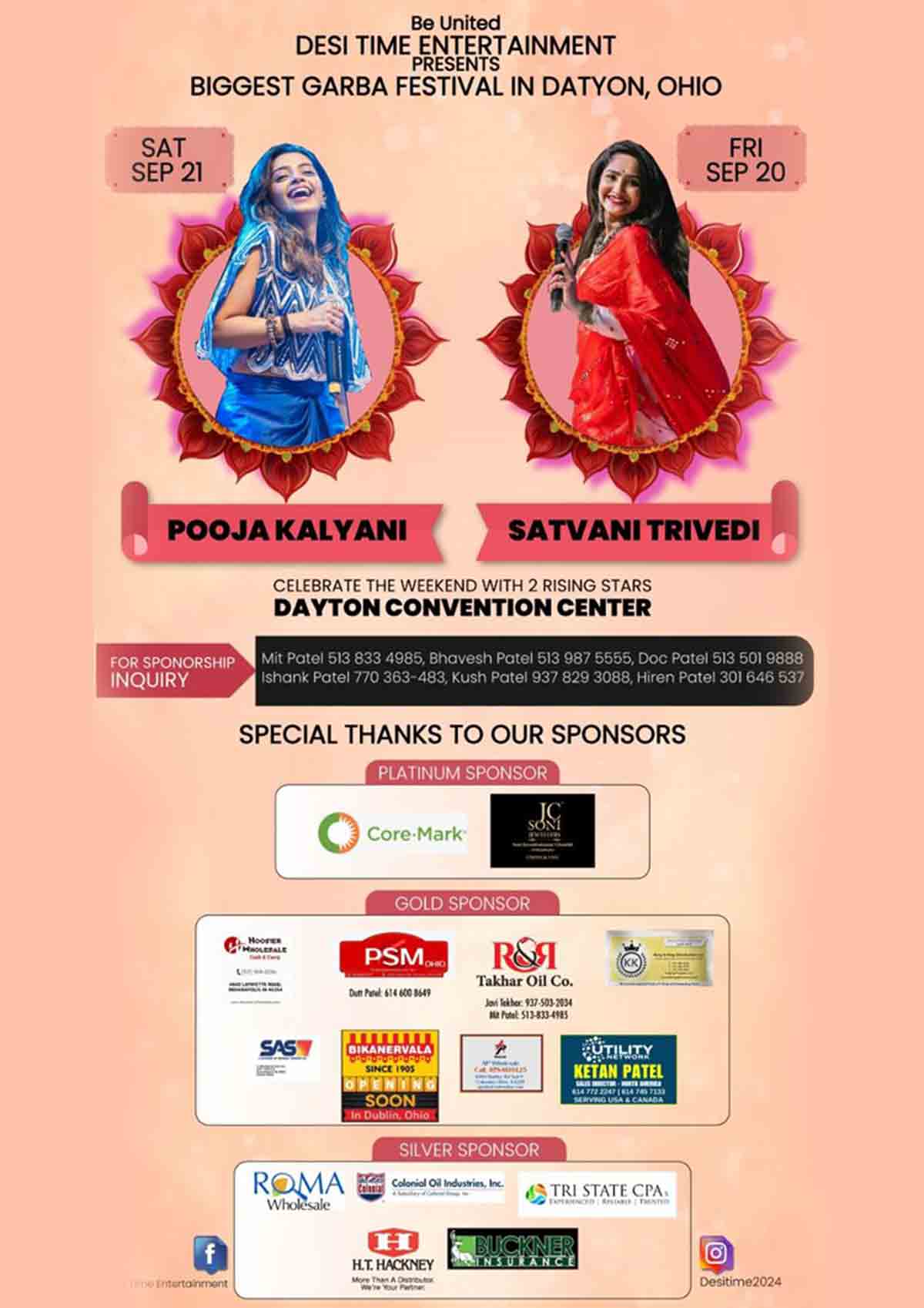 Biggest Garba Festival By Santvani Trivedi in Dayton, OH