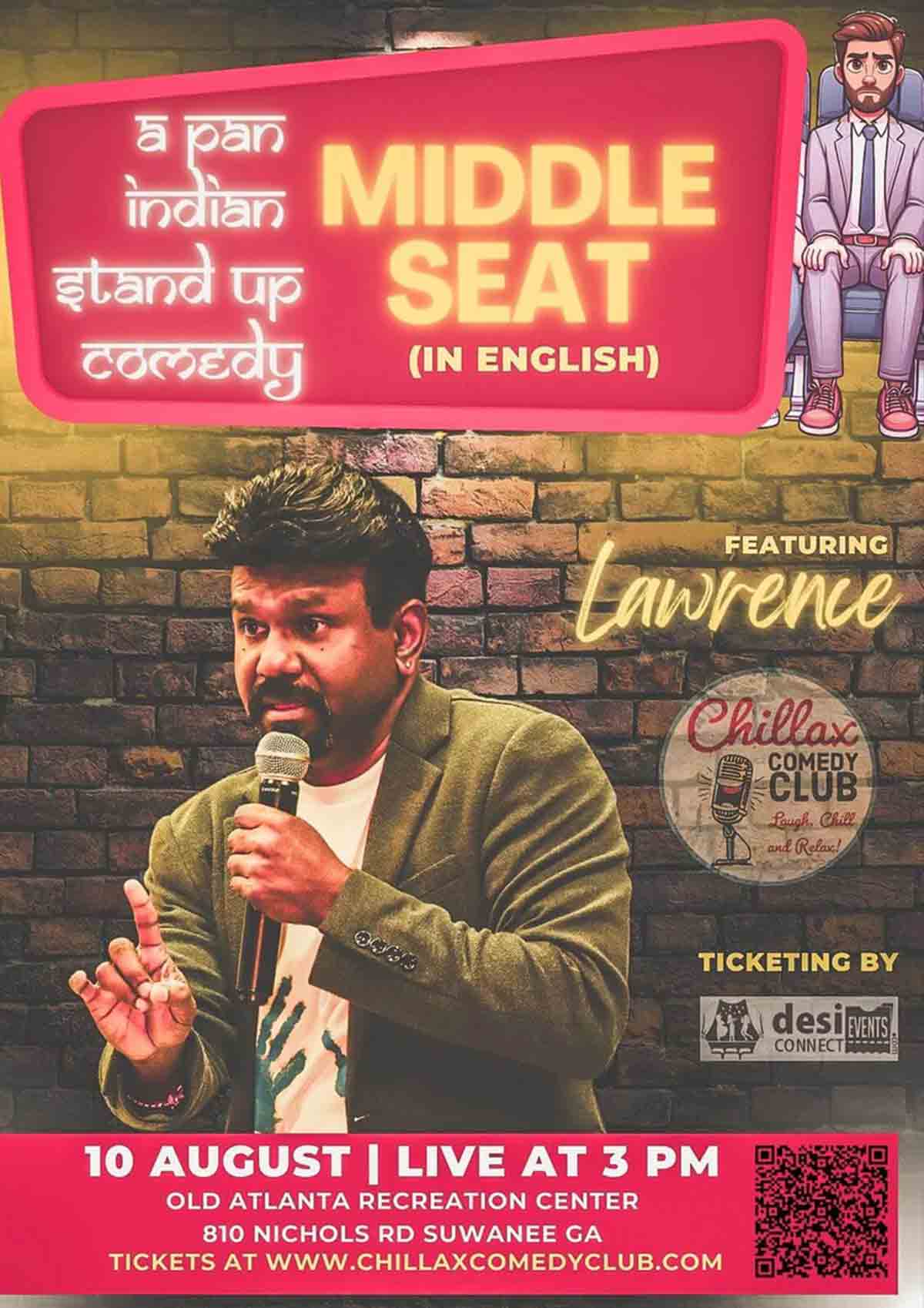 Chillax Comedy Club - Middle Seat