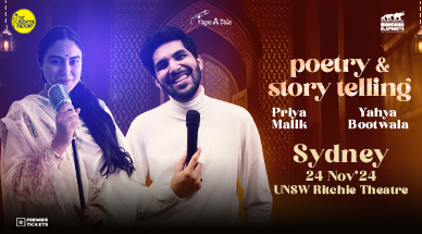Poetry & Story Telling by Priya Malik and Yahya Bootwala in Sydney