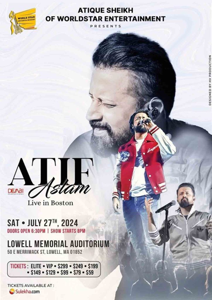 Atif Aslam Live in Boston 2024