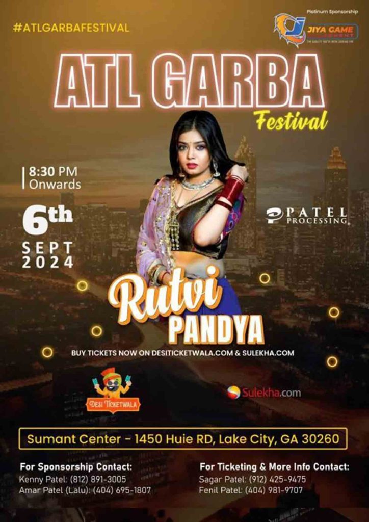 ATL GARBA FESTIVAL – RUTVI PANDYA