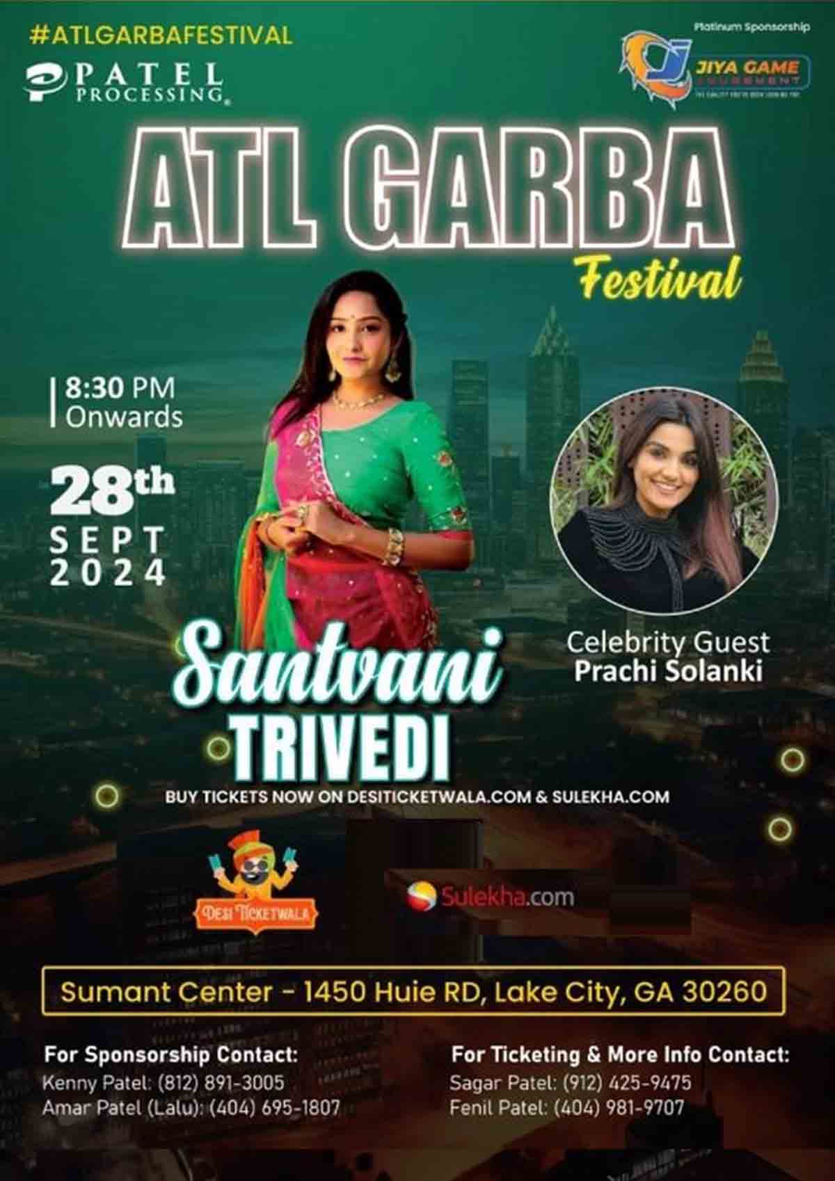 ATL GARBA FESTIVAL - SANTVANI TRIVEDI