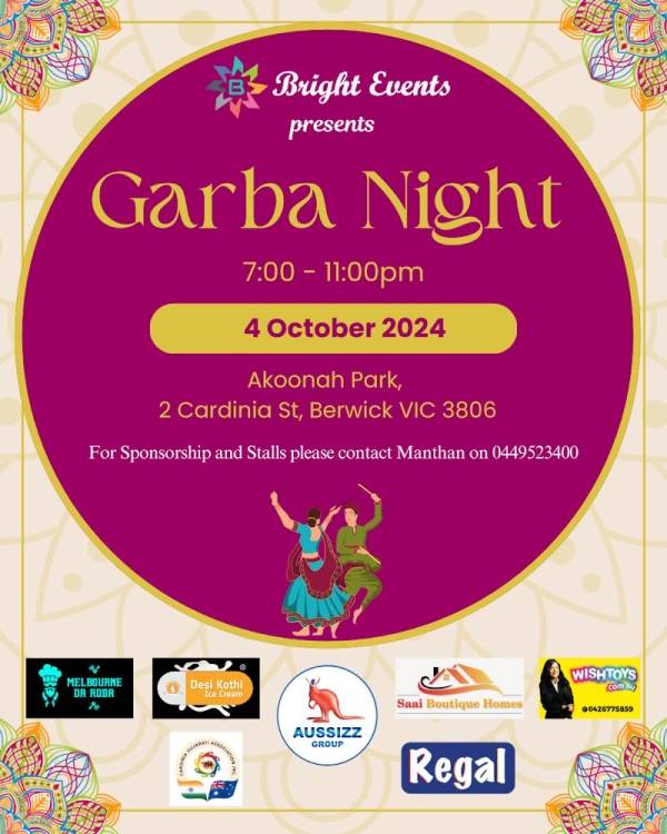 Garba Night Melbourne 2024