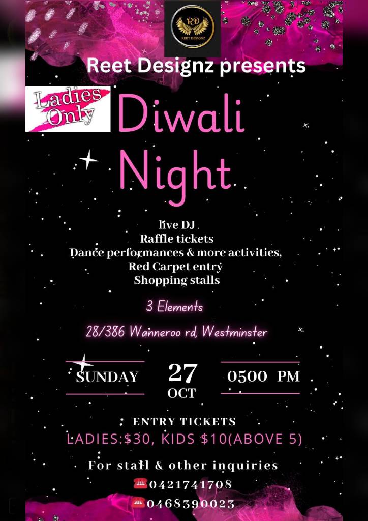 DIWALI NIGHT 2024 (Ladies only event)