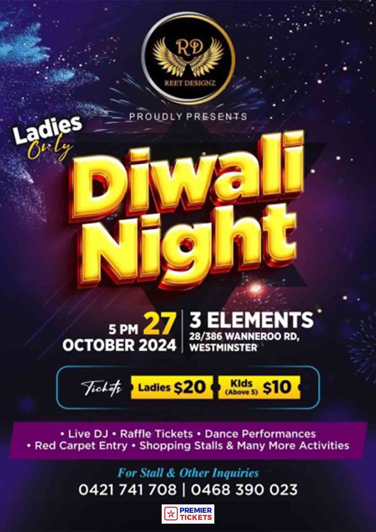 DIWALI NIGHT 2024 (Ladies only event)