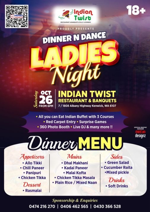 Dinner N Dance Ladies Night 2024