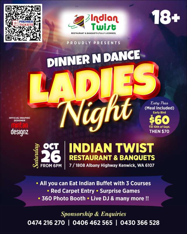 Dinner N Dance Ladies Night 2024