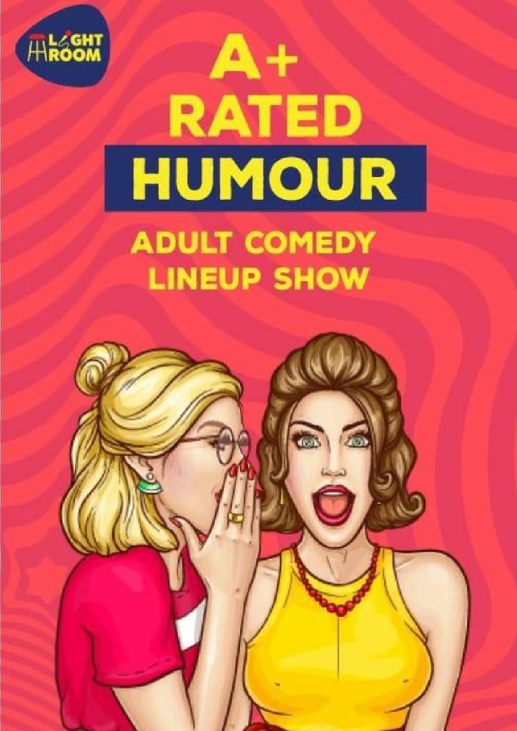 A+ Rated Humour – Adult Comedy Night – 29 SEPTEMBER 2024