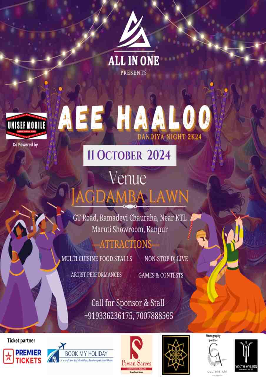 Aee Haaloo - Garba Night 2K24 in Kanpur