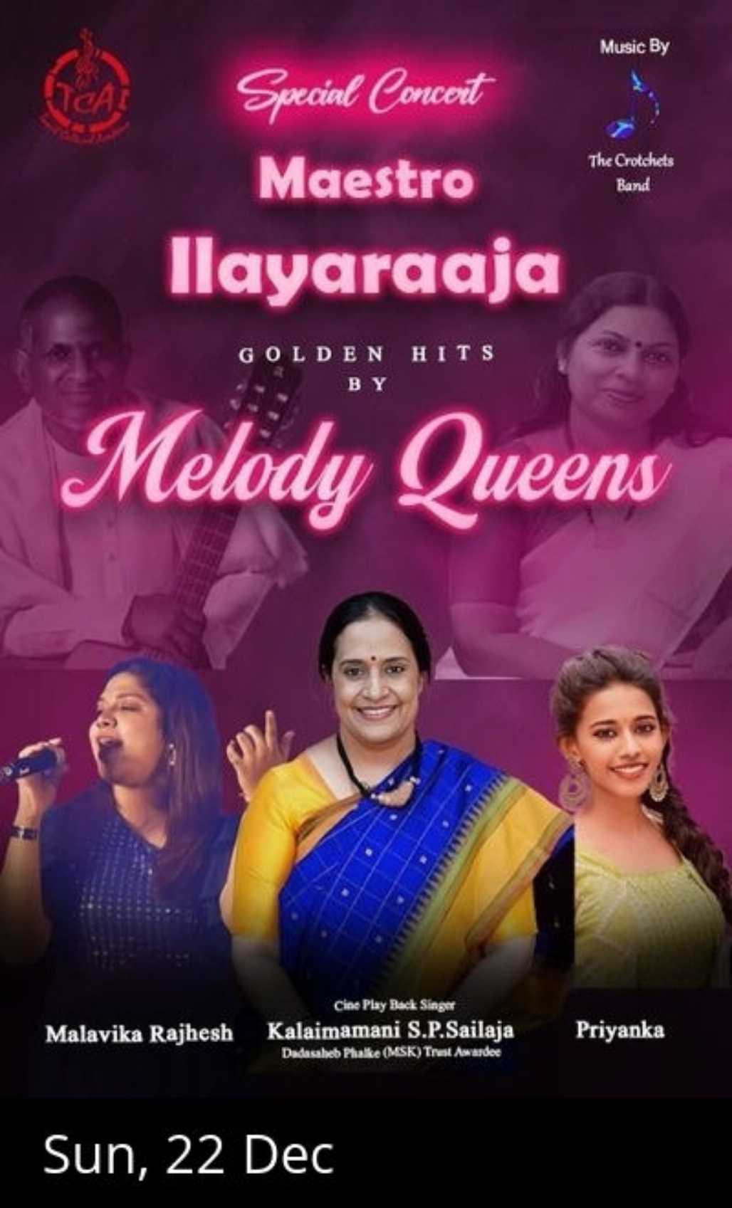 Ilayaraaja Golden Hits by Melody Queens