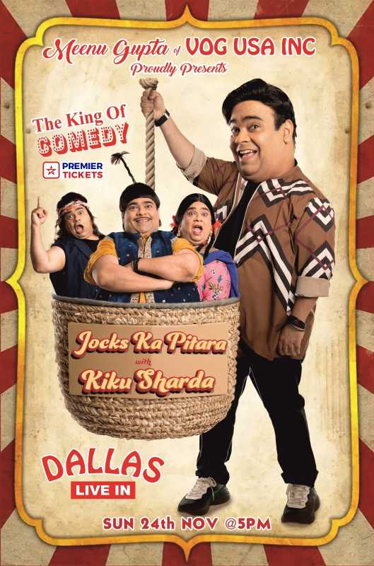 King of Comedy Kiku Sharda Live in Dallas – 2024