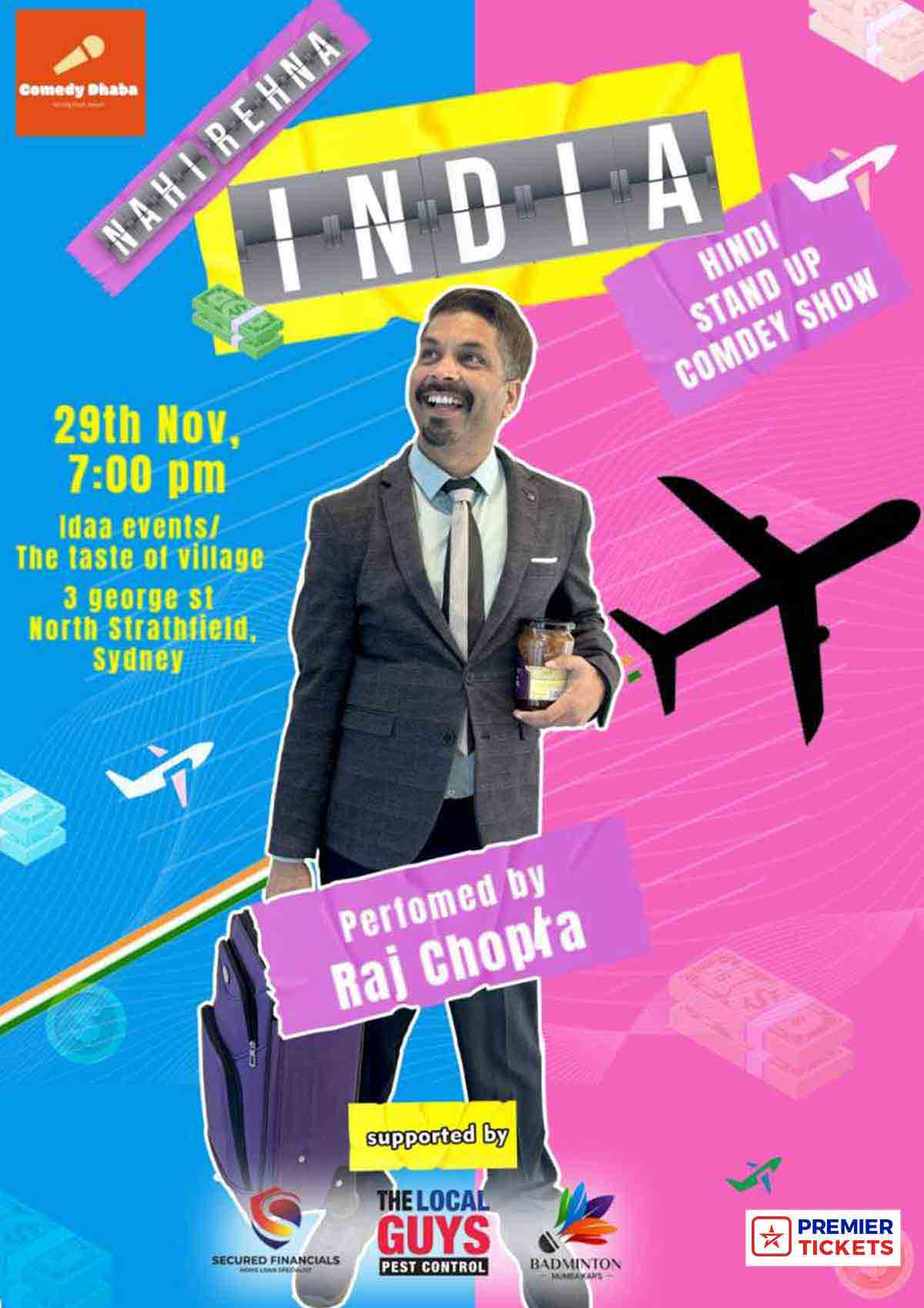 Nahi Rehna INDIA - A stand Up Comedy Show Sydney