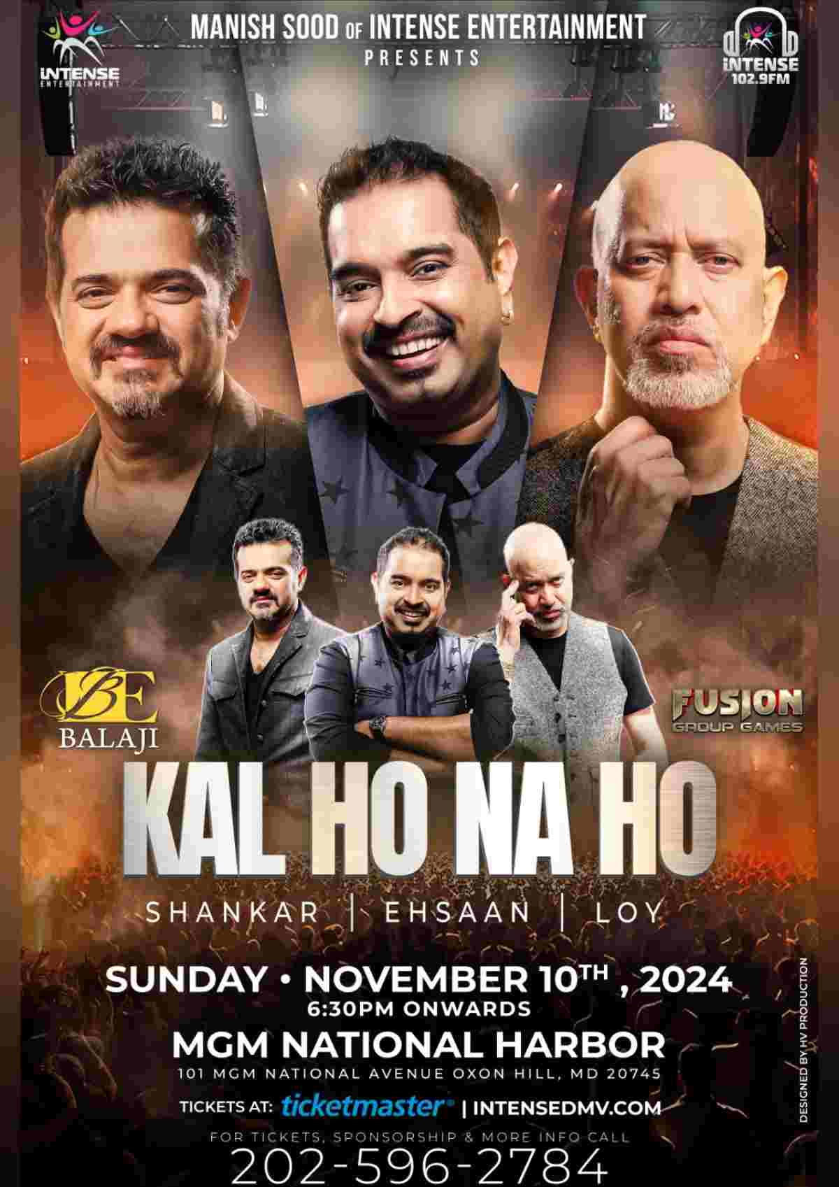 Bollywood Music LIVE! Shankar Ehsaan Loy