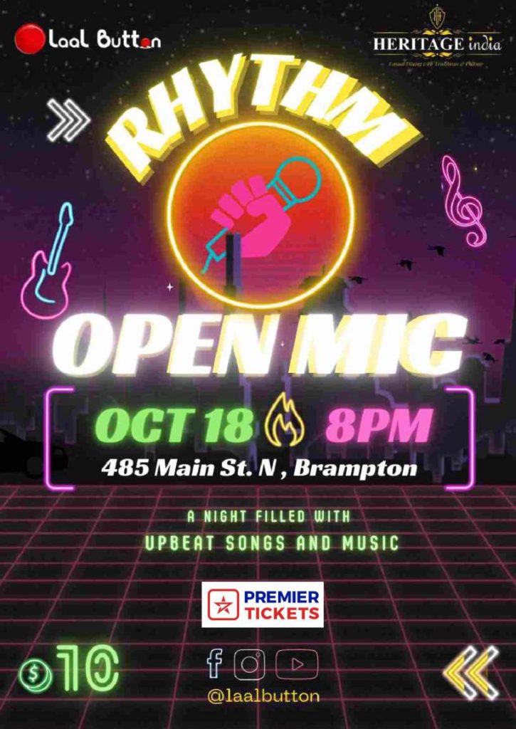 Rhythm Night – Live Music Open Mic 2024