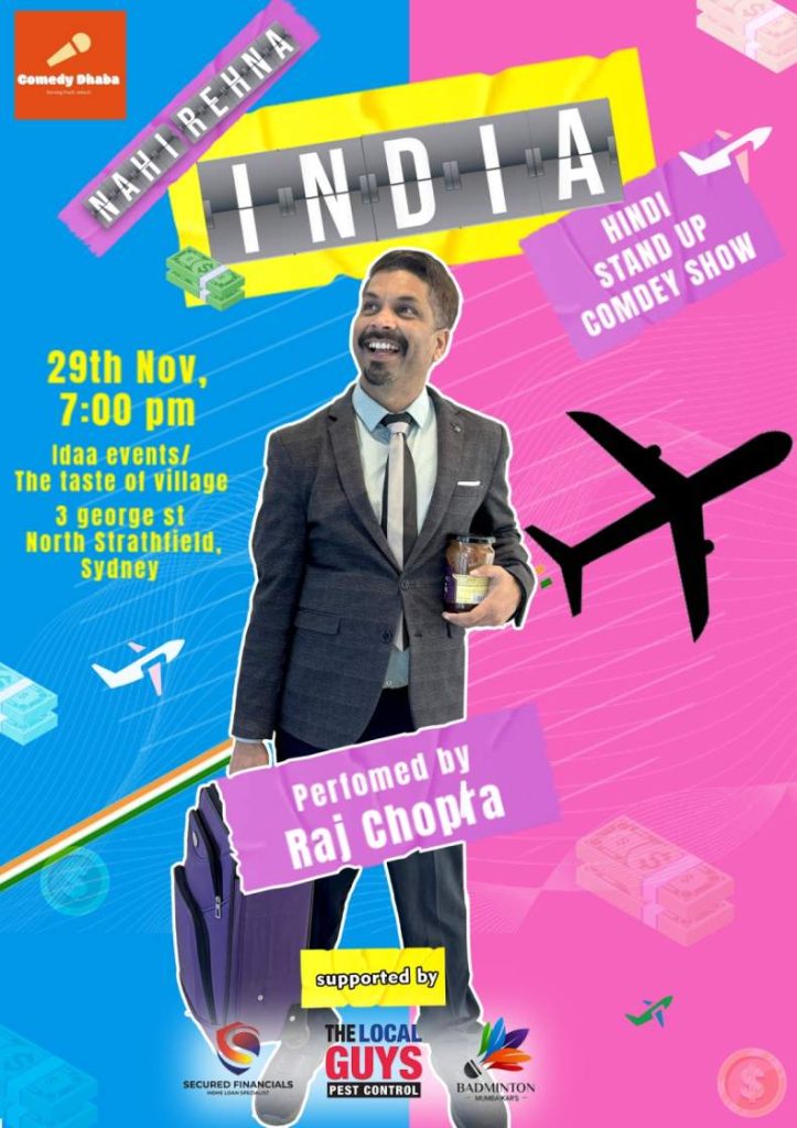 Nahi Rehna INDIA – A stand Up Comedy Show Sydney