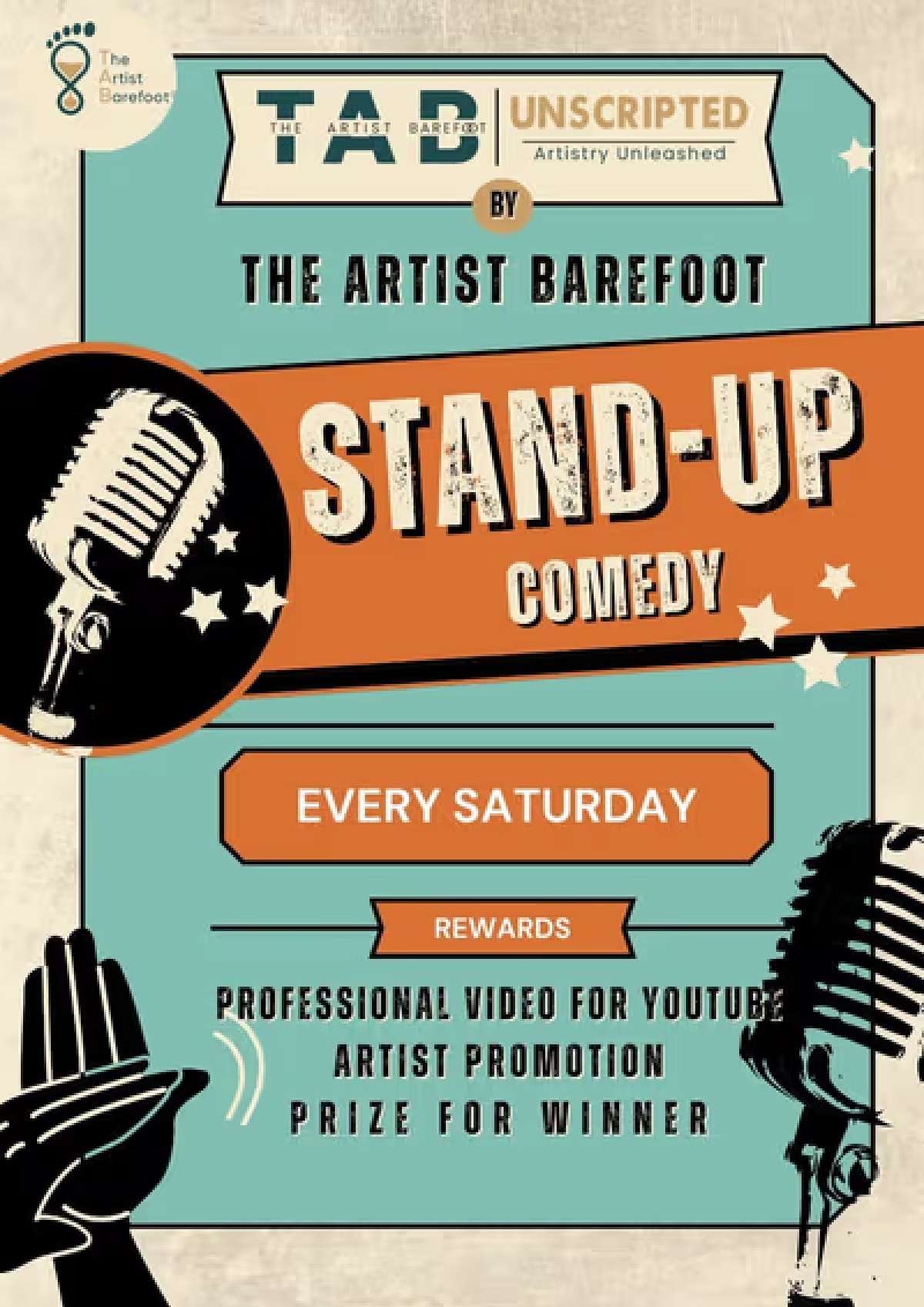 TAB UNSCRIPTED (Stand up Comedy)- 24 November